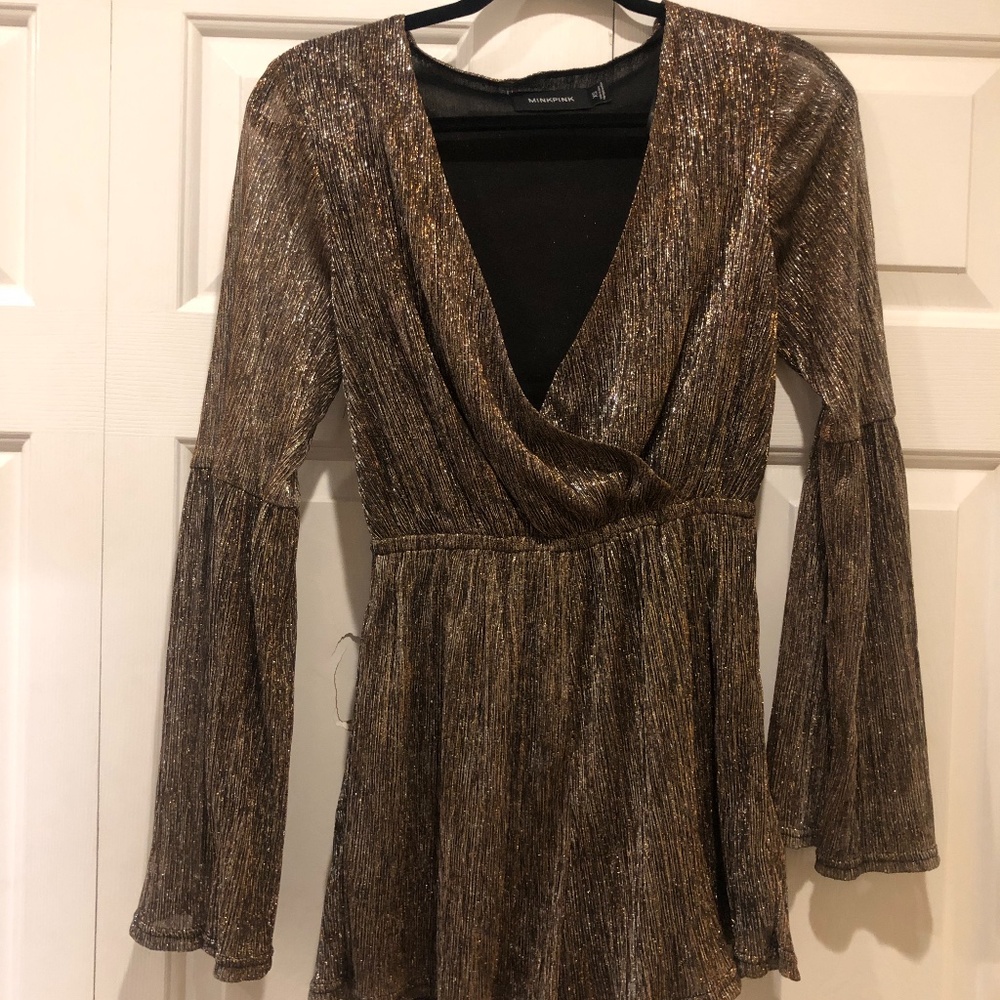 MINKPINK Shimmer Romper
